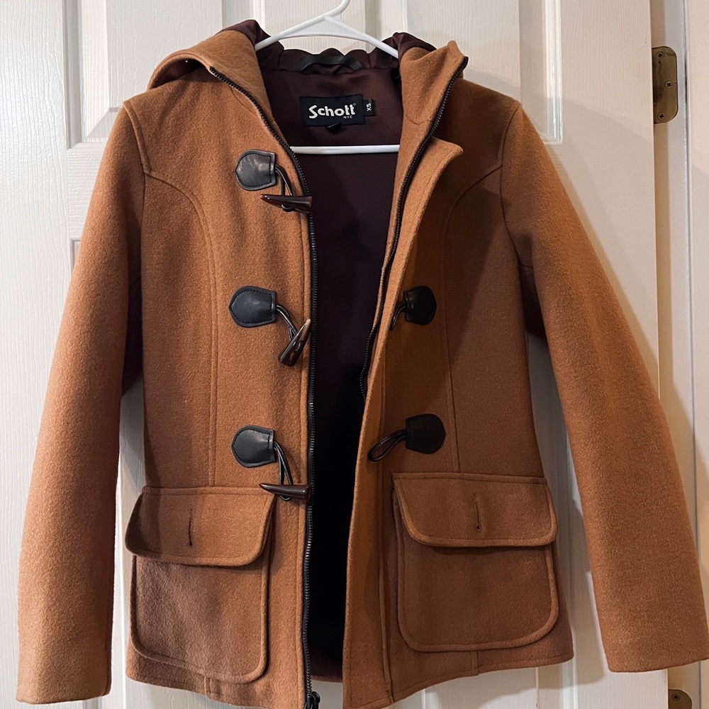 Women’s Schott NYC light brown coat